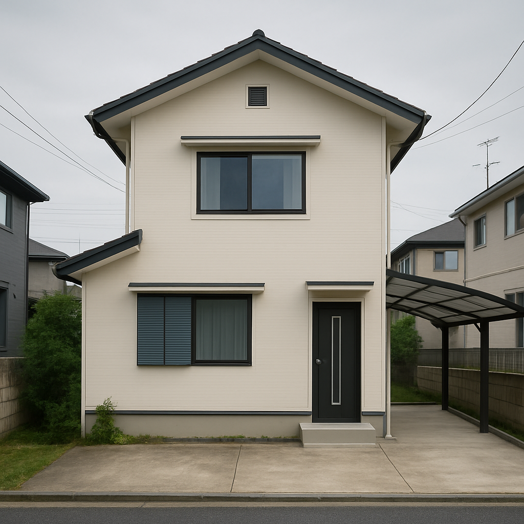 施工後の外壁（美観・防水性が改善）